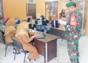 Koramil 2303/Pulomerak Laksanakan Pembinaan Linmas dan Pendataan Pelajar di Wilayah Purwakarta