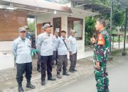 Koramil 2301/Cilegon Latih Linmas dan Sekuriti untuk Tingkatkan Disiplin dan Wawasan Bela Negara