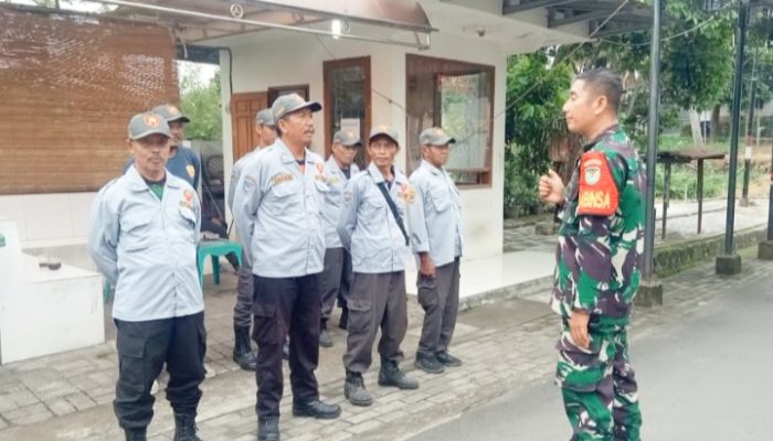 Koramil 2301/Cilegon Latih Linmas dan Sekuriti untuk Tingkatkan Disiplin dan Wawasan Bela Negara