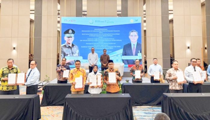 Bank Sumsel Babel dan Kejati Babel Teken MoU Penguatan Tata Kelola
