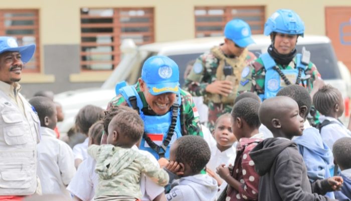 Misi Kemanusiaan TNI di Bawah Mandat Presiden Prabowo Hadirkan Harapan bagi Anak-Anak Kongo