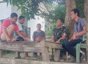 Koramil 2306/Mancak Gelar Kegiatan Komsos di Dua Desa untuk Tingkatkan Keamanan dan Pembenahan Lingkungan