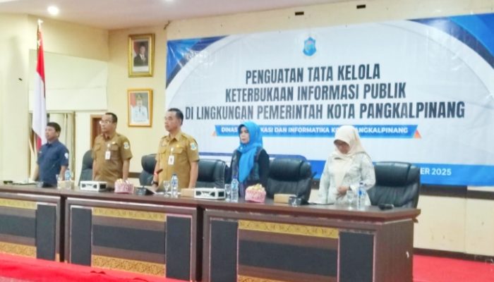 Sekda kota Pangkalpinang tegaskan pentingnya informasi akurat cepat demi kepercayaan masyarakat