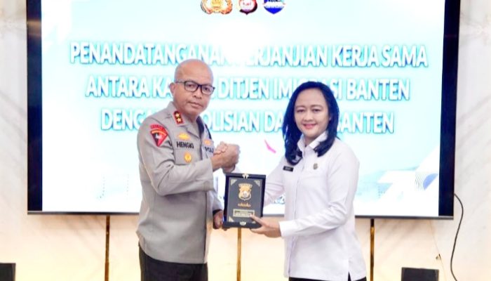 Implementasi MoU Nasional, Imigrasi–Polda Banten Resmi Kolaborasi Tingkatkan Pencegahan Kejahatan Lintas Negara