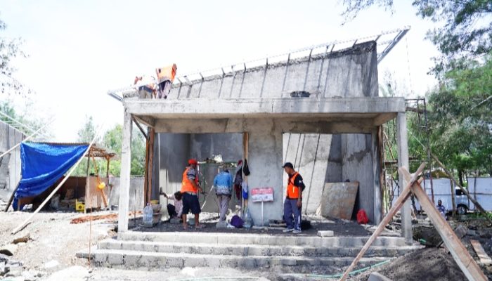 Progres 55 Persen, Kampung Nelayan Merah Putih Bantul Disambut Antusias Para Nelayan