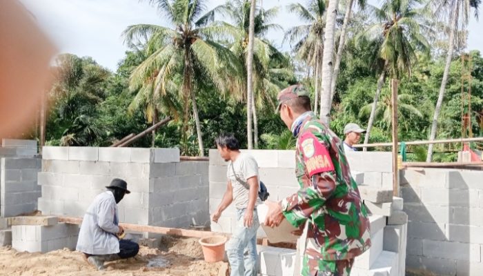 Koramil 2304/Anyar Gelar Karya Bakti Pembangunan Dapur MBG