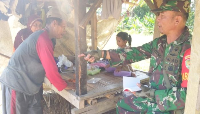 Koramil 2304/Anyar Gelar Pendataan Warga : Fokus BPJS Kesehatan dan Bantuan Pemerintah
