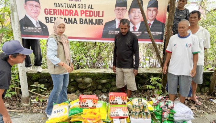 Banjir Rendam Medan, Gerindra Hadirkan Bantuan untuk Warga Lewat Aksi Cepat H.M. Husni