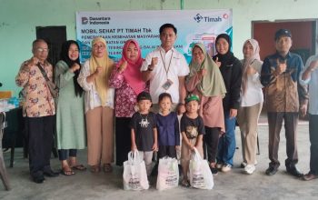 Tak Hanya Bawa Mobil Sehat, PT Timah Juga Beri Gizi Tambahan untuk Warga Karimun Cegah Stunting