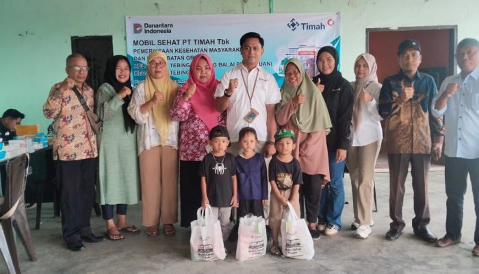 Tak Hanya Bawa Mobil Sehat, PT Timah Juga Beri Gizi Tambahan untuk Warga Karimun Cegah Stunting