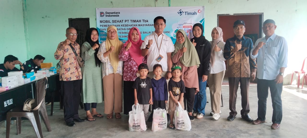 Tak Hanya Bawa Mobil Sehat, PT Timah Juga Beri Gizi Tambahan untuk Warga Karimun Cegah Stunting
