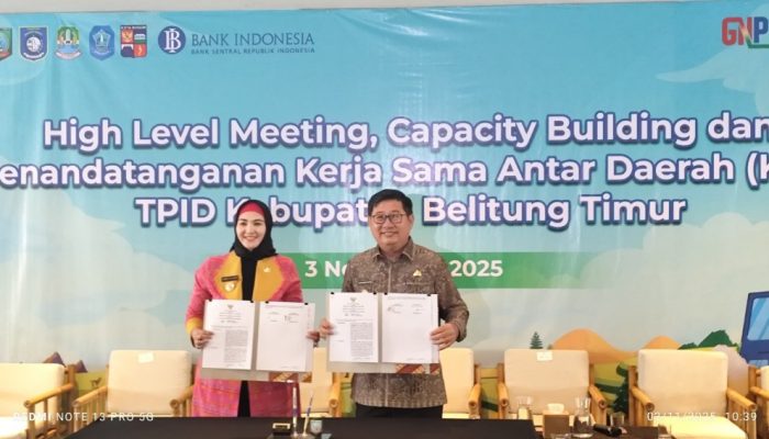 Bangka Selatan dan Belitung Timur Sepakat Perkuat Kerja Sama Tekan Inflasi, Jaga Stabilitas Harga Pangan