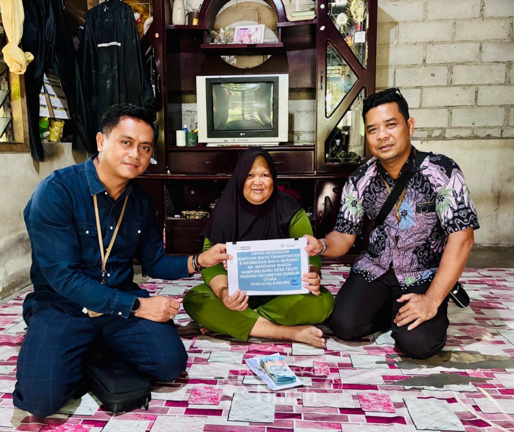 Lawan Kanker hingga Kemo ke Batam, Warga Teluk Radang Terbantu Uluran PT Timah