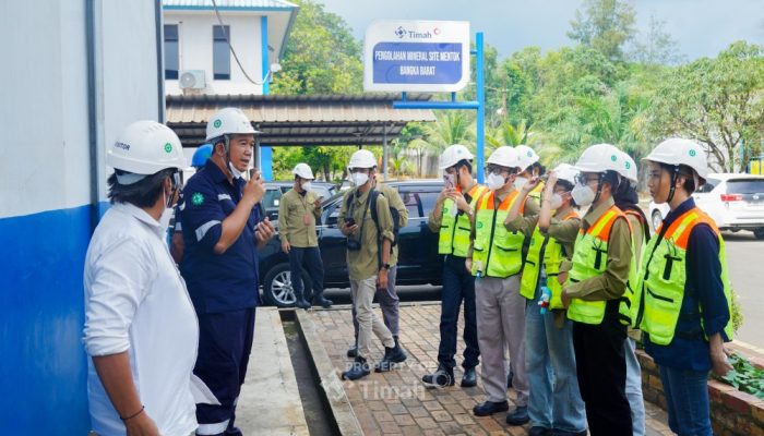 Duta Minerba Terpukau Melihat Praktik Tambang Berkelanjutan PT Timah Tbk di Bangka