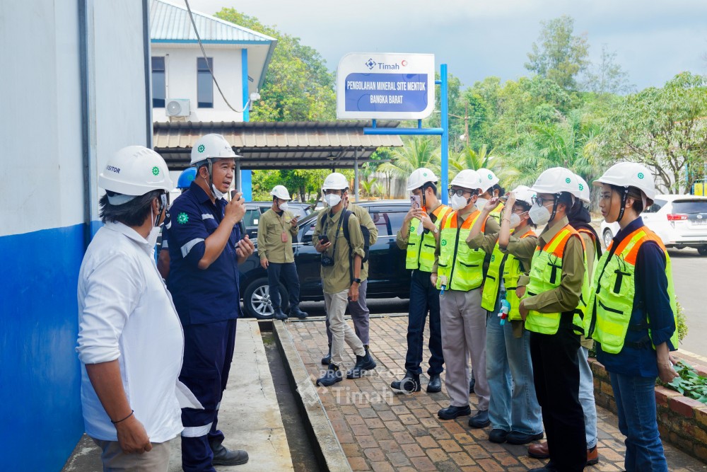 Duta Minerba Terpukau Melihat Praktik Tambang Berkelanjutan PT Timah Tbk di Bangka