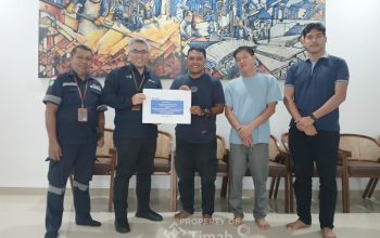 Jelang Natal, PT Timah Bantu Pembangunan Rumah Duka Gereja Katolik di Bangka Barat