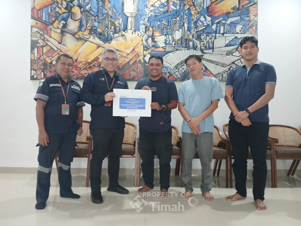 Jelang Natal, PT Timah Bantu Pembangunan Rumah Duka Gereja Katolik di Bangka Barat