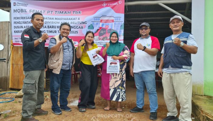 Mobil Sehat PT Timah Layani Puluhan Warga Terdampak Banjir Rob di Belitung Timur