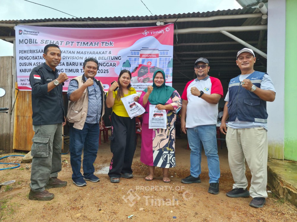 Mobil Sehat PT Timah Layani Puluhan Warga Terdampak Banjir Rob di Belitung Timur
