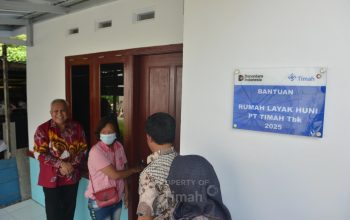 Air Mata Bahagia Aling, PT Timah Hadirkan Rumah Layak Huni di Bangka Tengah