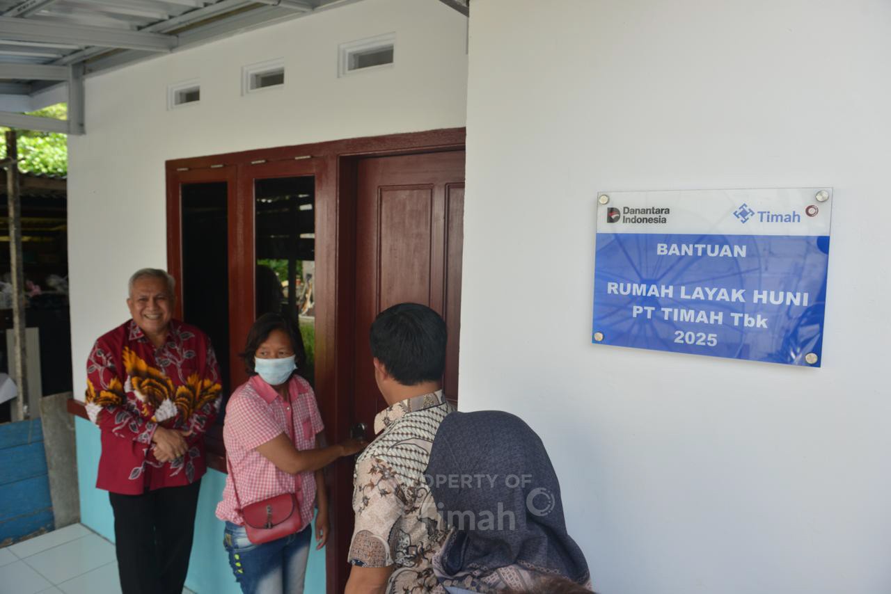 Air Mata Bahagia Aling, PT Timah Hadirkan Rumah Layak Huni di Bangka Tengah