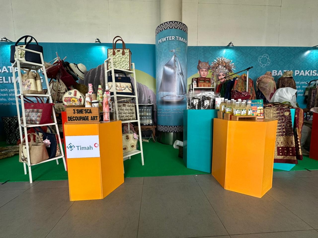 Dorong Promosi UMKM, PT Timah Libatkan Mitra Binaan di Festival Airport Local Pride Bandara Depati Amir