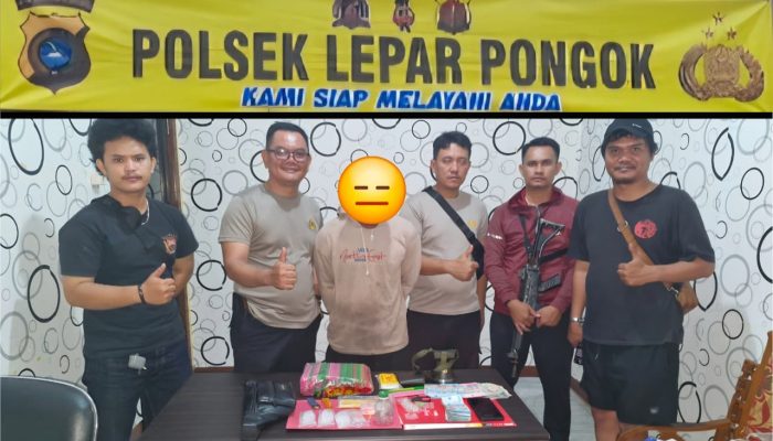 Edarkan Sabu di Lepar Pongok, Teddy Dibekuk Polisi di Pondok Kebun Tengah Malam
