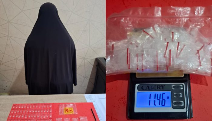 Diduga Edarkan Sabu, IRT di Desa Rajik Bangka Selatan Diciduk Polisi