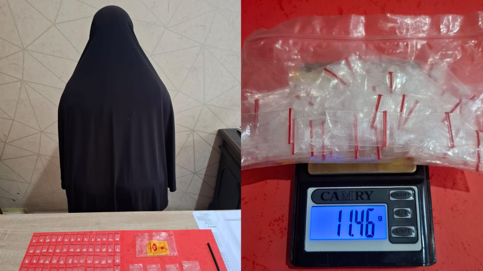 Diduga Edarkan Sabu, IRT di Desa Rajik Bangka Selatan Diciduk Polisi