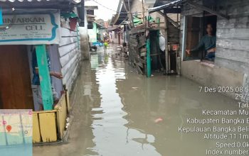Kampung Tanjung Dikepung Air: Alarm Keras Degradasi Ekologis Pesisir Bangka Barat