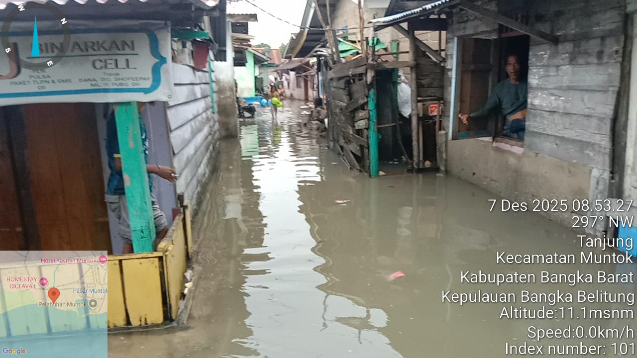Kampung Tanjung Dikepung Air: Alarm Keras Degradasi Ekologis Pesisir Bangka Barat