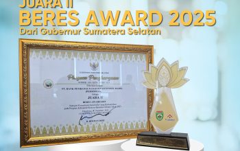 Bank Sumsel Babel Sabet Juara II BERES Award 2025