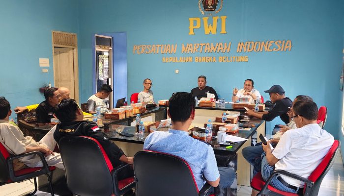 PWI Babel Gelar Rapat Pleno, Bahas Reshuffle Pengurus dan Persiapan Konferkab