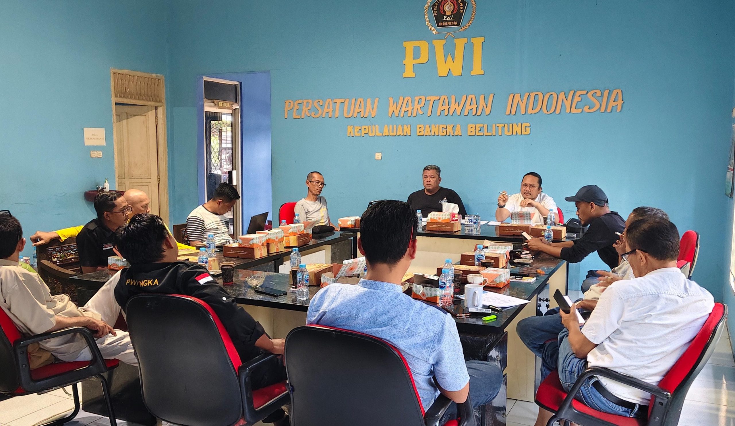 PWI Babel Gelar Rapat Pleno, Bahas Reshuffle Pengurus dan Persiapan Konferkab