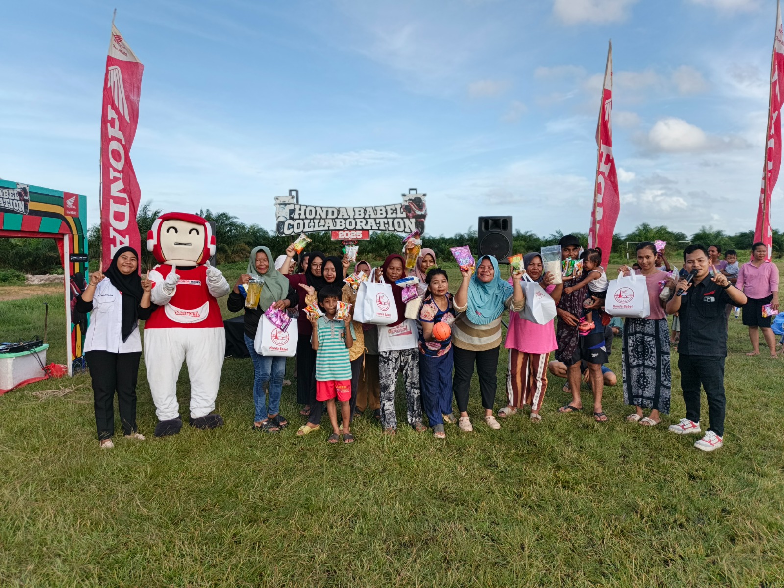 Hiburan, Promo Motor, hingga UMKM Lokal Warnai Honda Babel Collaboration 2025 di Manggar