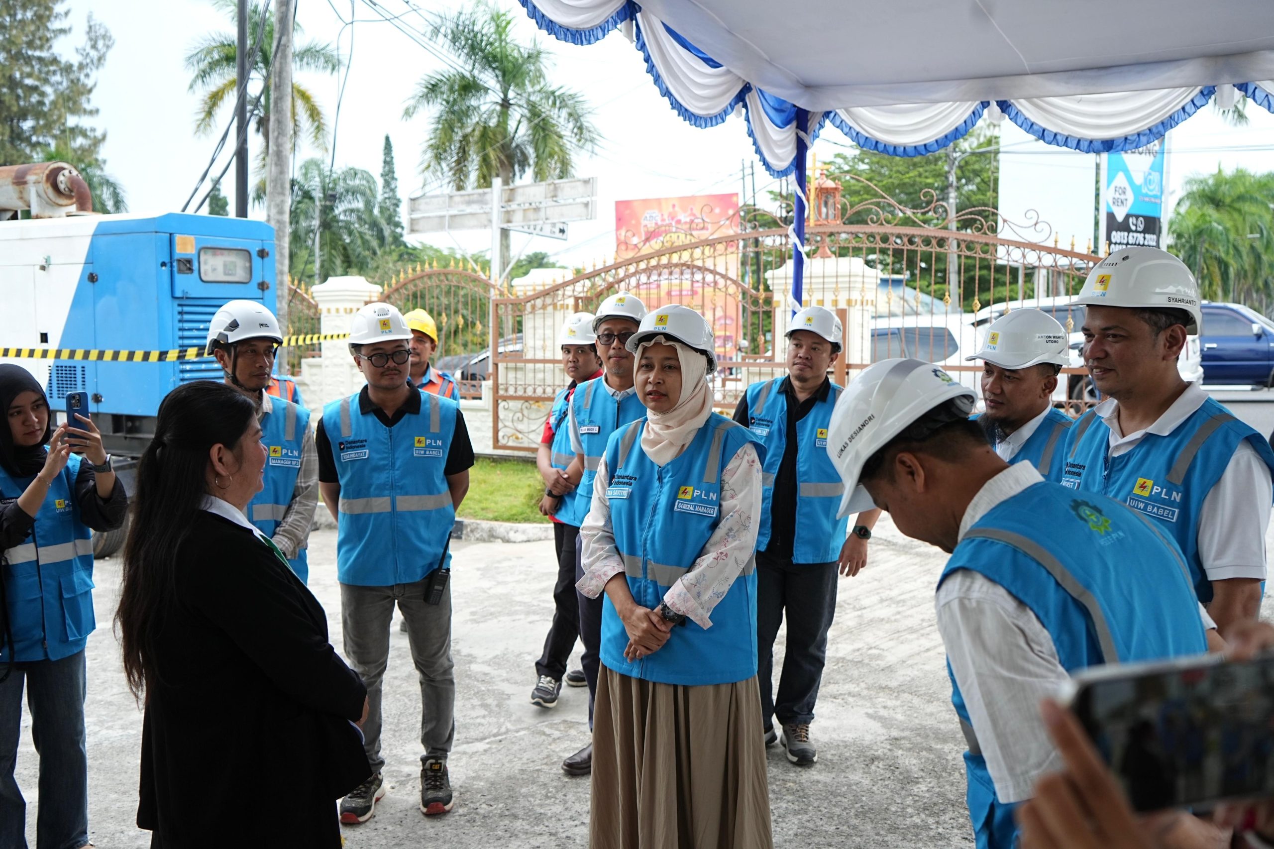 GM PLN Babel Tinjau Kesiapan Listrik Ibadah Natal 2025 di Gereja GPIB Maranatha Pangkalpinang