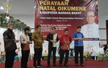 Bupati Markus Tegaskan Natal Oikuneme 2025 Jadi Simbol Toleransi dan Persatuan di Bangka Barat