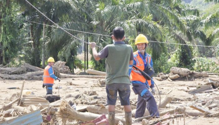Kelistrikan Sumbar Pulih 100 Persen, Agam Jadi Titik Terakhir Menyala