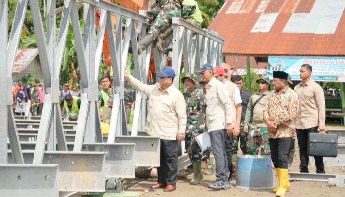 Presiden Prabowo Tinjau Teupin Mane, Pastikan Pemulihan Pascabencana Berjalan Cepat