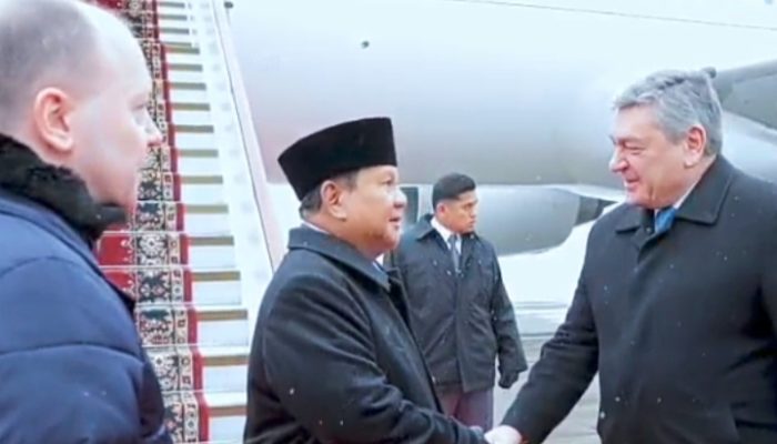 Prabowo Mendarat di Rusia, Siap Bahas Kemitraan Strategis Dengan Presiden Putin