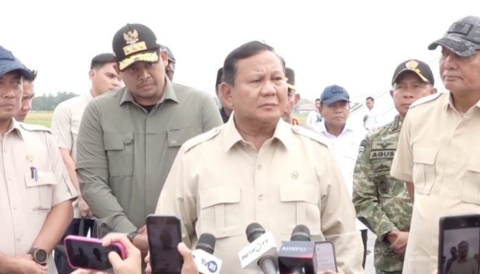 Prabowo Targetkan Listrik di Lokasi Bencana Pulih Secepatnya
