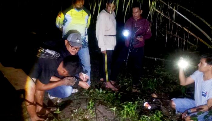 Diduga Jaringan Sabu dari Lapas, Putra Dibekuk Polsek Lepar Pongok di Kebun Sawit