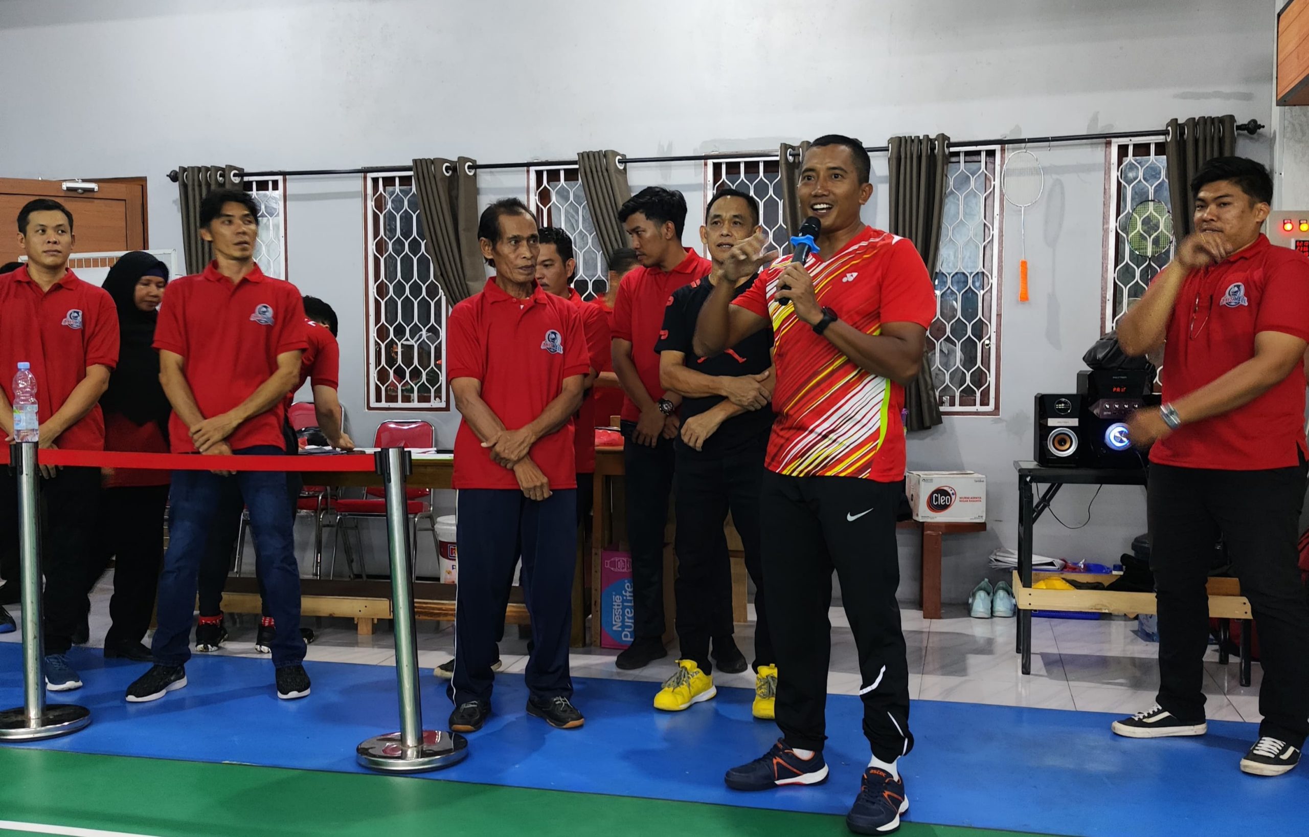 Dorong Prestasi Atlet Lokal, Kodim 0431 Bangka Barat Gelar Turnamen Bulutangkis Gebyar Axishall 2025