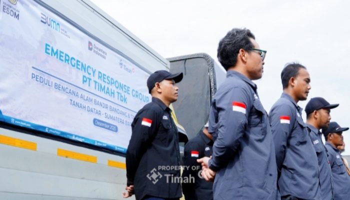 ERG PT Timah Bantu Penanganan Banjir dan Longsor di Sumatera
