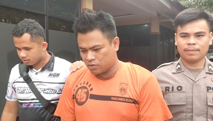 Ancam ‘Mati Kau’ ke Suami Korban, Pria Pendatang di Toboali Lukai Wanita Pakai Pisau, Motif Cemburu