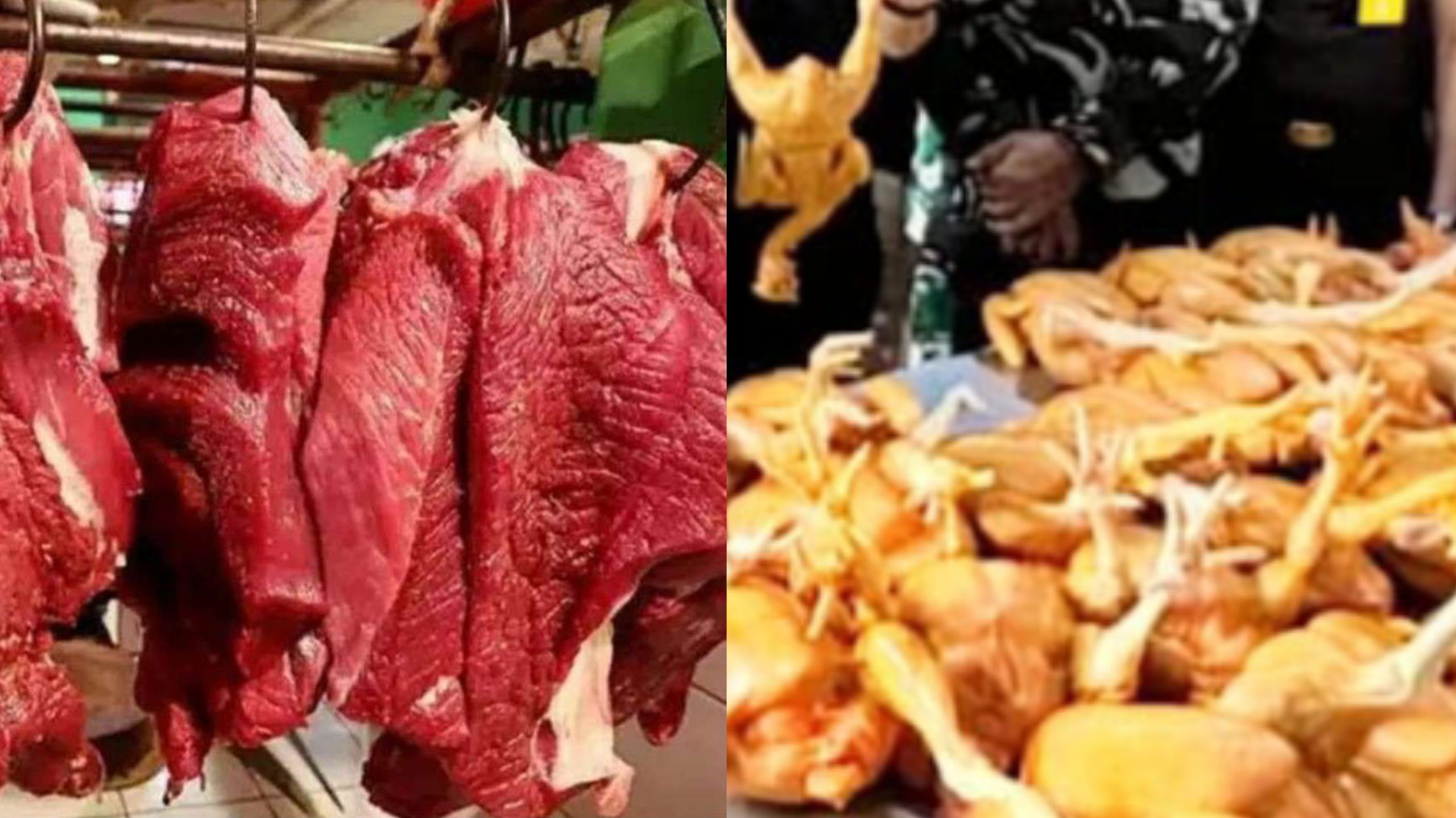 Jelang Nataru, Harga Daging Sapi dan Ayam di Pasar Toboali Terpantau Stabil
