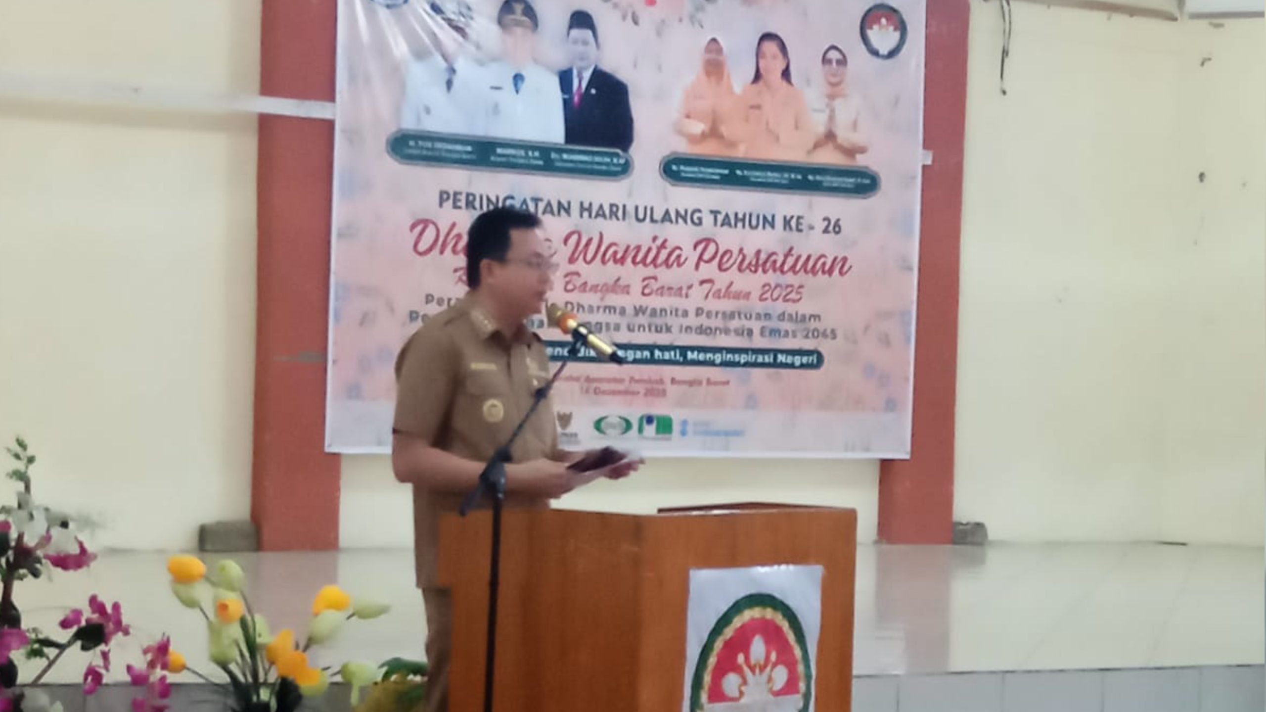 Bupati Bangka Barat: Dharma Wanita Pilar Penguatan SDM Menuju Indonesia Emas 2045