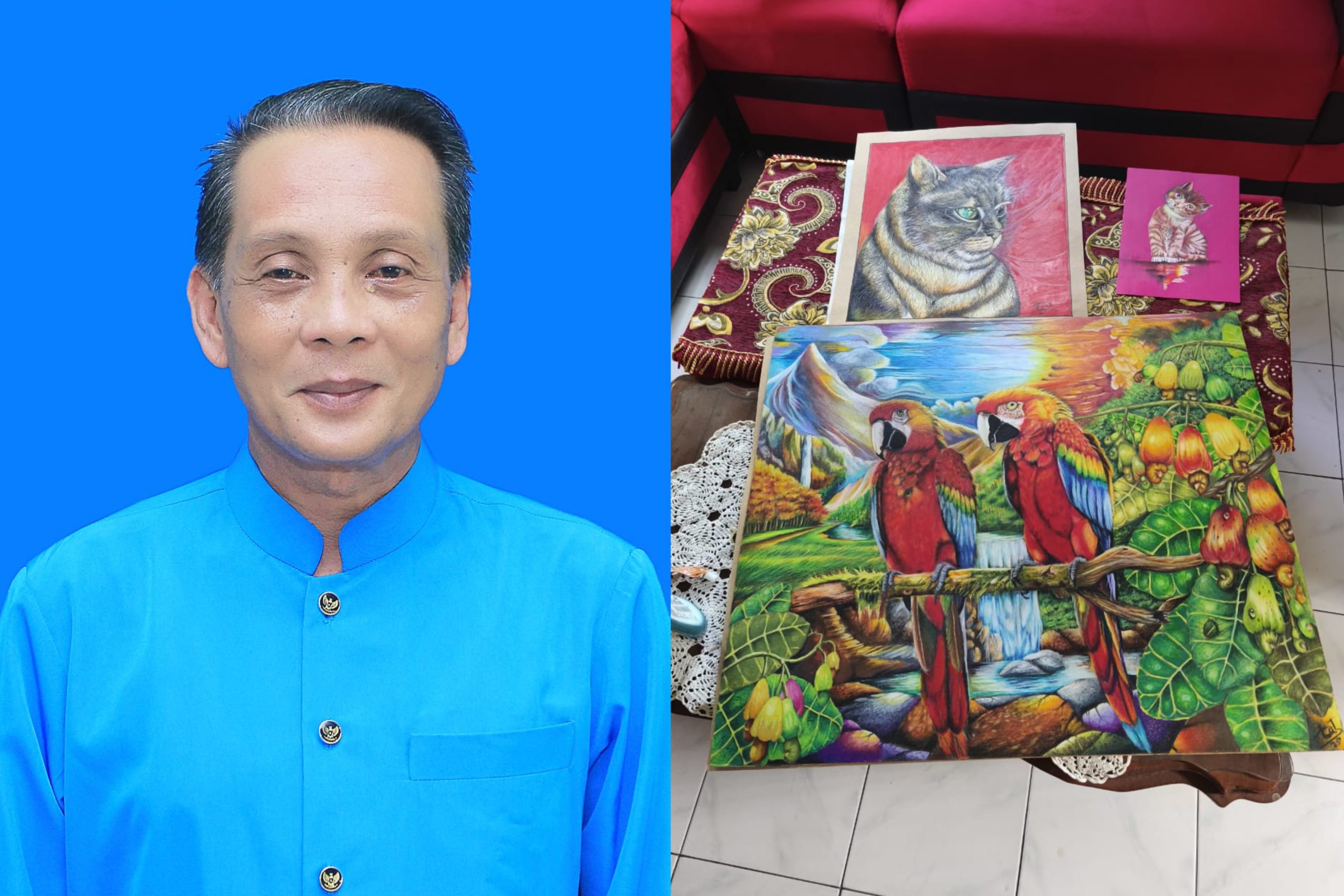 Talisno, Penjaga Warna Bangka: Tiga Dekade Mengajar Seni, Merawat Jiwa Generasi dari Parit Padang