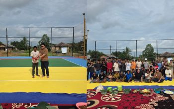 Serap Aspirasi Warga, Marcellio Susanto Resmikan Lapangan Voli Pijal Jawa