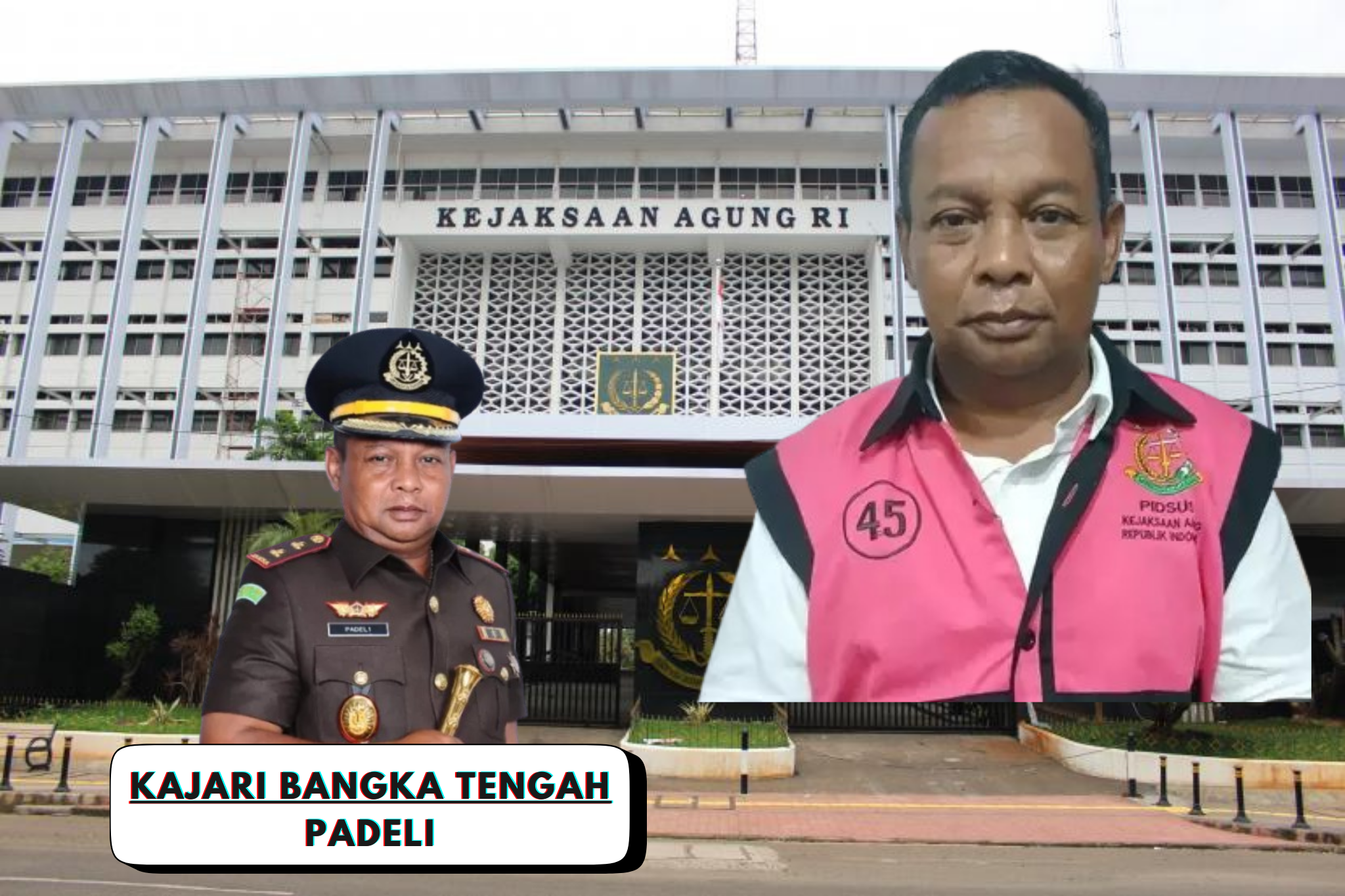 Usai Jadi Tersangka Suap Baznas, Kajari Bangka Tengah Resmi Ditahan Kejagung